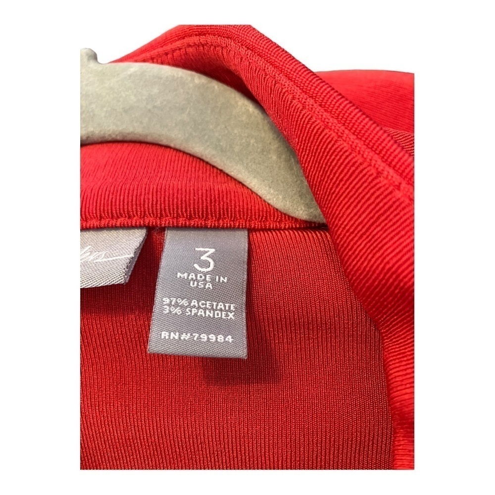 Chico's Red Utility Jacket - Picture 4 of 11